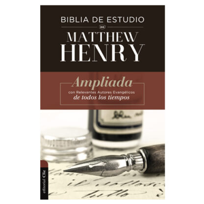 BIBLIA DE ESTUDIO MATHEY HENRY RV60 PASTA DURA - Image 7