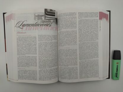 BIBLIA DE ESTUDIO MATHEY HENRY RV60 PASTA DURA - Image 4