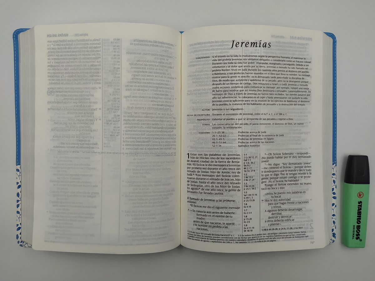 BIBLIA NTV ULTRAFINA- SIMIL PIEL CELESTE LG - Image 5