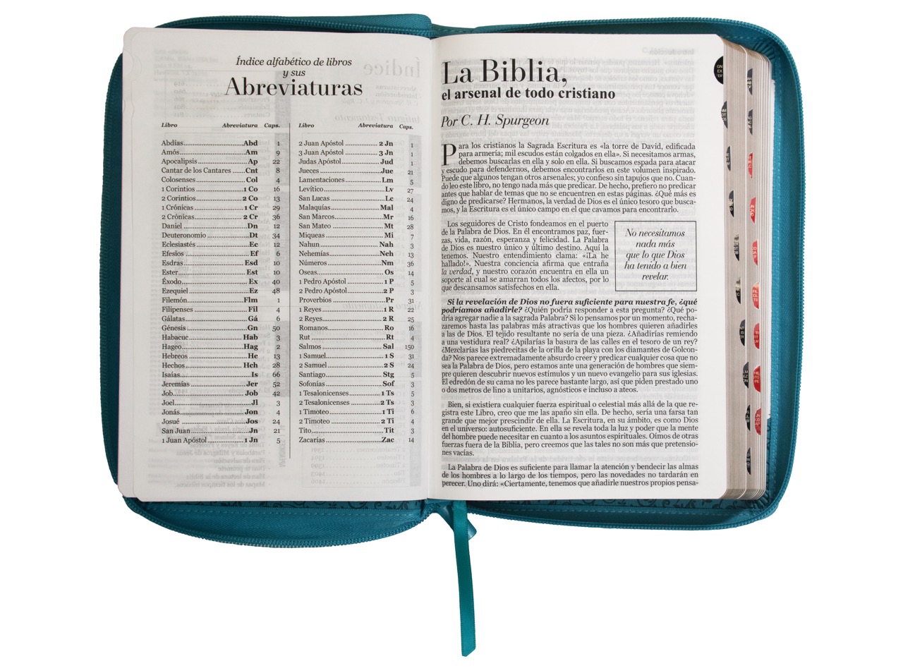 BIBLIA RV60 LETRA GRANDE CIERRE TURQUEZA - Image 5