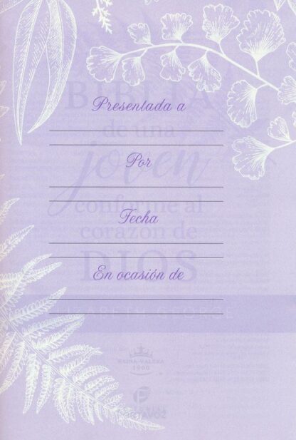 BIBLIA UNA JOVEN CONFORME AL CORAZON DE DIOS - Image 2