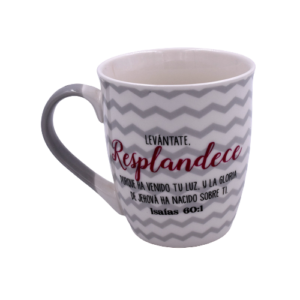 TAZA CERAMICA RESPLANDECE ISAIAS 60:1 - Image 2
