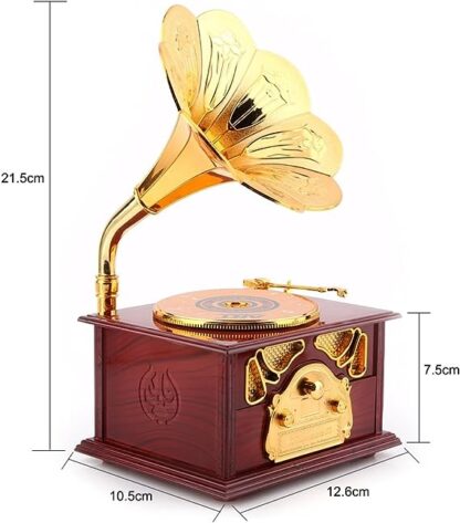 CAJA DE MUSICA FONOGRAFO GRANDE - Image 2