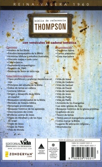 BIBLIA DE REFERENCIA THOMPSON RV60 - Image 5