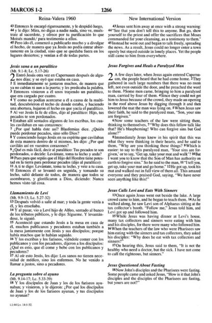 BIBLIA BILINGUE NVI - RV1960 - SEMI PIEL CAFE - Image 4