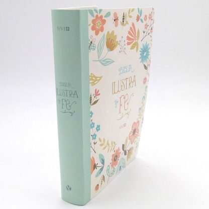 BIBLIA NVI ILUSTRA TU FE  FLORAL MENTA - Image 8