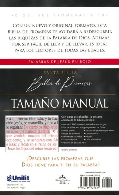 BIBLIA DE PROMESAS RV60 TAMAÑO MANUAL - Image 2