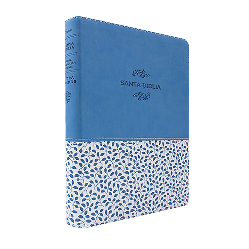 BIBLIA NTV ULTRAFINA- SIMIL PIEL CELESTE LG