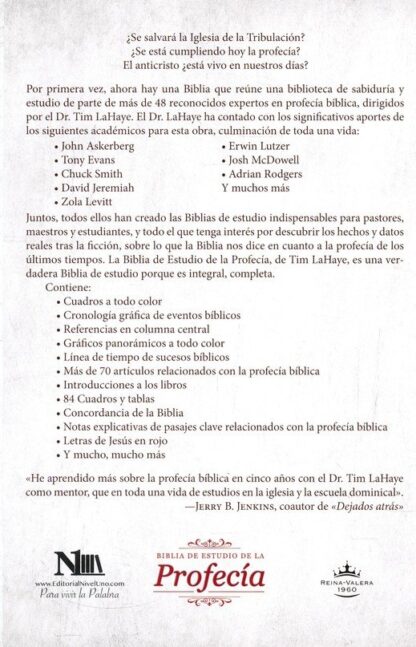 BIBLIA DE ESTUDIO DE LA PROFECÍA PASTA DURA RV60 - Image 5