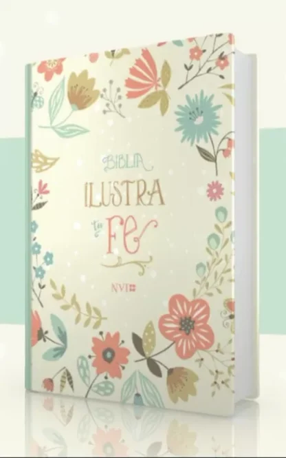 BIBLIA NVI ILUSTRA TU FE  FLORAL MENTA - Image 11