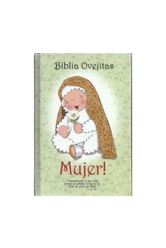 BIBLIA OVEJITAS MUJER RV60 PASTA DURA