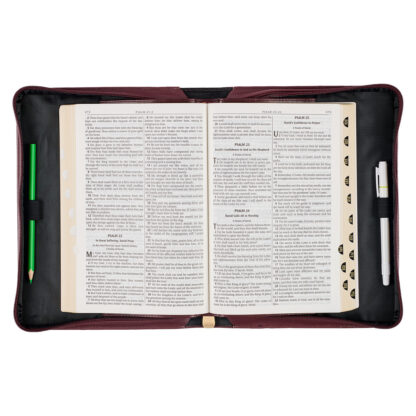 ESTUCHE PARA BIBLIA FUERZA Y CORAJE TALLA M - Image 3