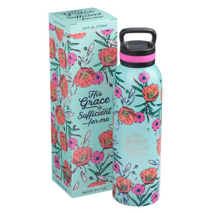 BOTELLA TERMICA FLORAL  SU GRACIA ES