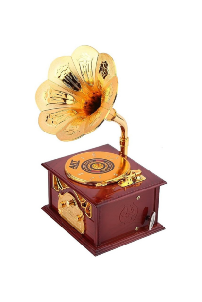 CAJA DE MUSICA FONOGRAFO GRANDE