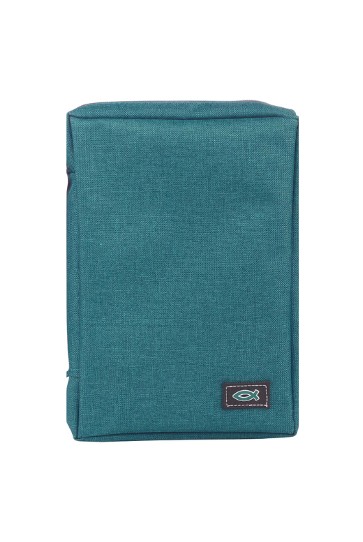 ESTUCHE POLILONA VERDE AZULADO -MEDIUM