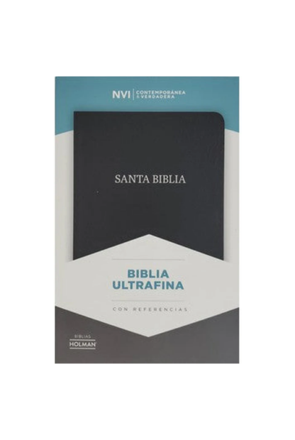 BIBLIA HOLMAN NVI ULTRAFINA COLOR NEGRO