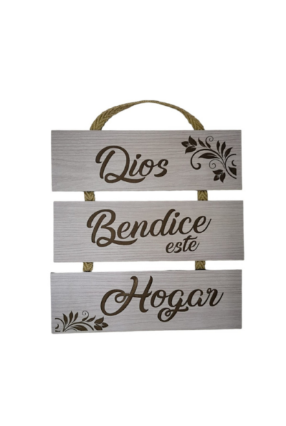 CUADRO CABUYA DIOS BENDICE ESTE HOGAR