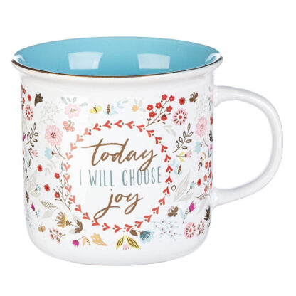 TAZA CERAMICA FLORAL HOY ELIJIRE EL GOZO - Image 2