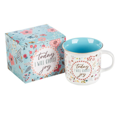 TAZA CERAMICA FLORAL HOY ELIJIRE EL GOZO - Image 3
