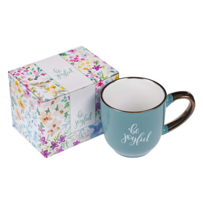 TAZA CERAMICA SE ALEGRE -  (BE JOYFUL)