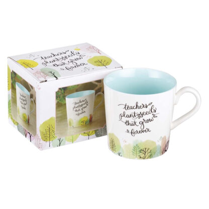 TAZA CERAMICA "LOS MAESTROS PLANTAN"