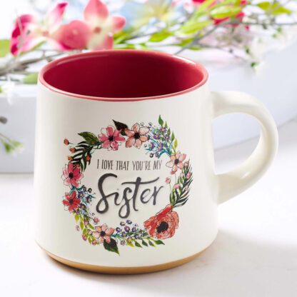 TAZA CERAMICA AMO QUE SEAS MI HERMANA - Image 2