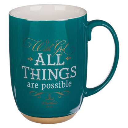 TAZA CERAMICA CON DIOS TODO ES POSIBLE - Image 4