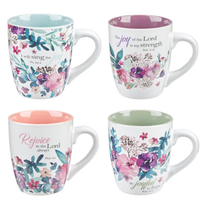SET 4 TAZAS DE CERAMICA REJOICE - Image 4