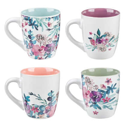 SET 4 TAZAS DE CERAMICA REJOICE - Image 3