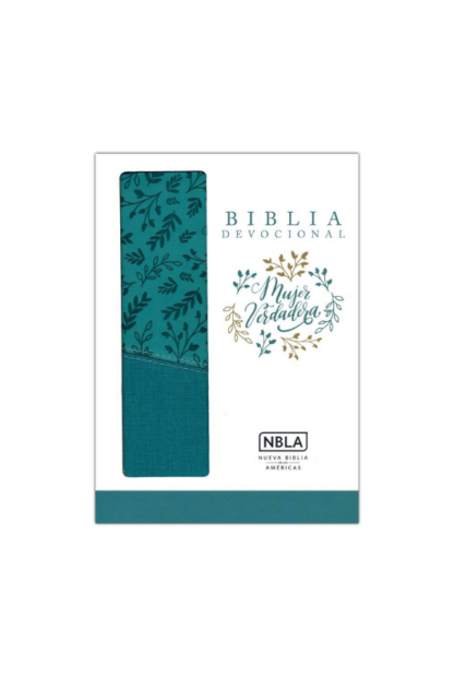 BIBLIA DEVOCIONAL MUJER VERDADERA NBLA -PIEL