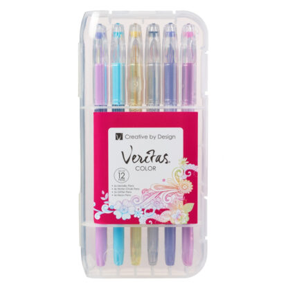 BOLIGRAFOS GEL 12 PCS SURTIDOS COLORES