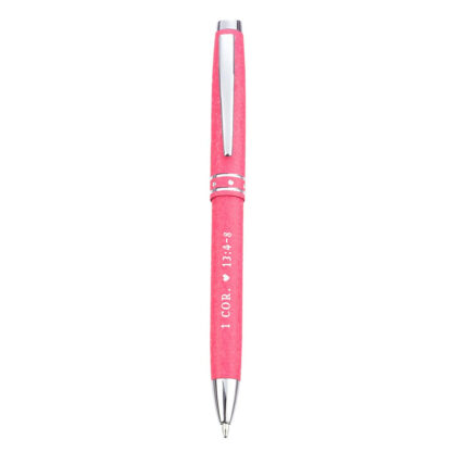 BOLIGRAFO COLOR ROSA– 1 Cor 13:4–8 - Image 2