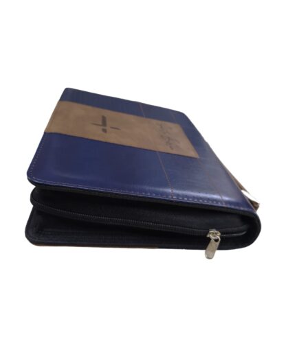 ESTUCHE DE BIBLI AZUL Y CAFE- TALLA L - Image 3