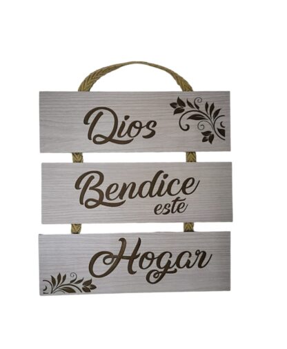 CUADRO CABUYA DIOS BENDICE ESTE HOGAR - Image 2