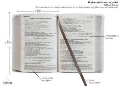 BIBLIA DE AMÉRICA CATÓLICA BLANCA - Image 3