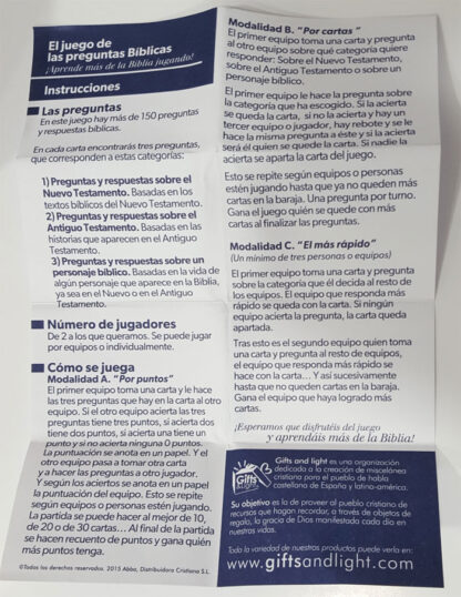 JUEGO DE PREGUNTAS BIBLICAS NIVEL MAESTRO - Image 7