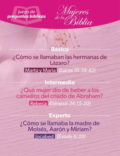 JUEGO CARTAS BÍBLICAS MUJERES DE LA BIBLIA - Image 5
