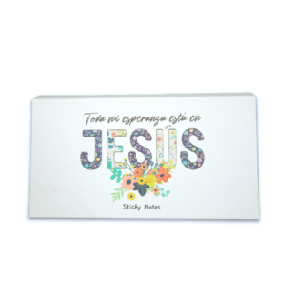 ESTUCHE DE NOTAS ADHESIVA JESUS