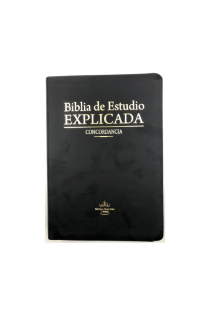 BIBLIA DE ESTUDIO EXPLICADA RV1960