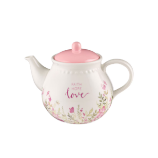 PICHEL DE CERAMICA FLORAL ESPERANZA Y AMOR