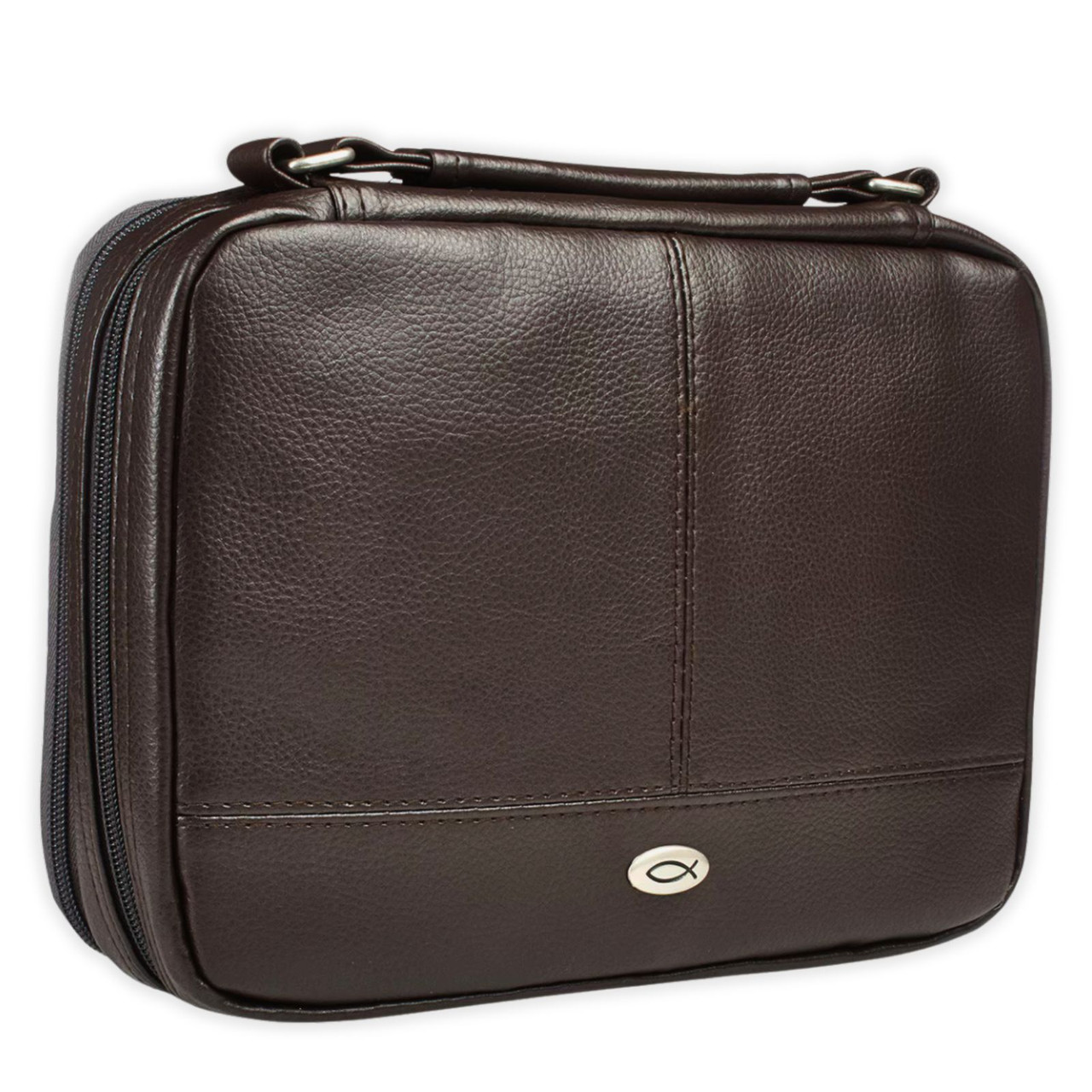 ESTUCHE CAFE PLACA PEZ TALLA L - Image 4