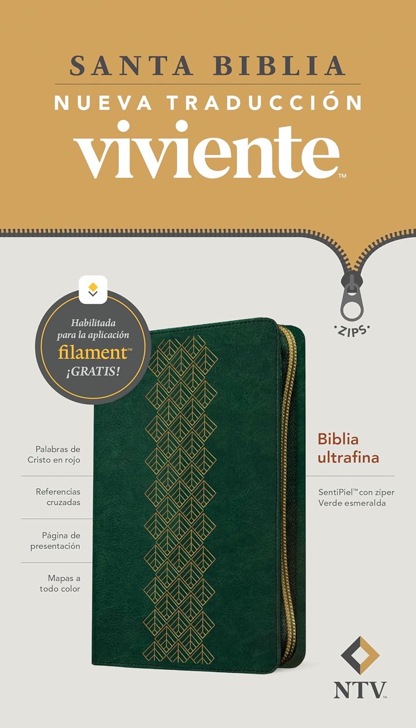BIBLIA NTV ULTRAFINA VERDE CON CIERRE - Image 6