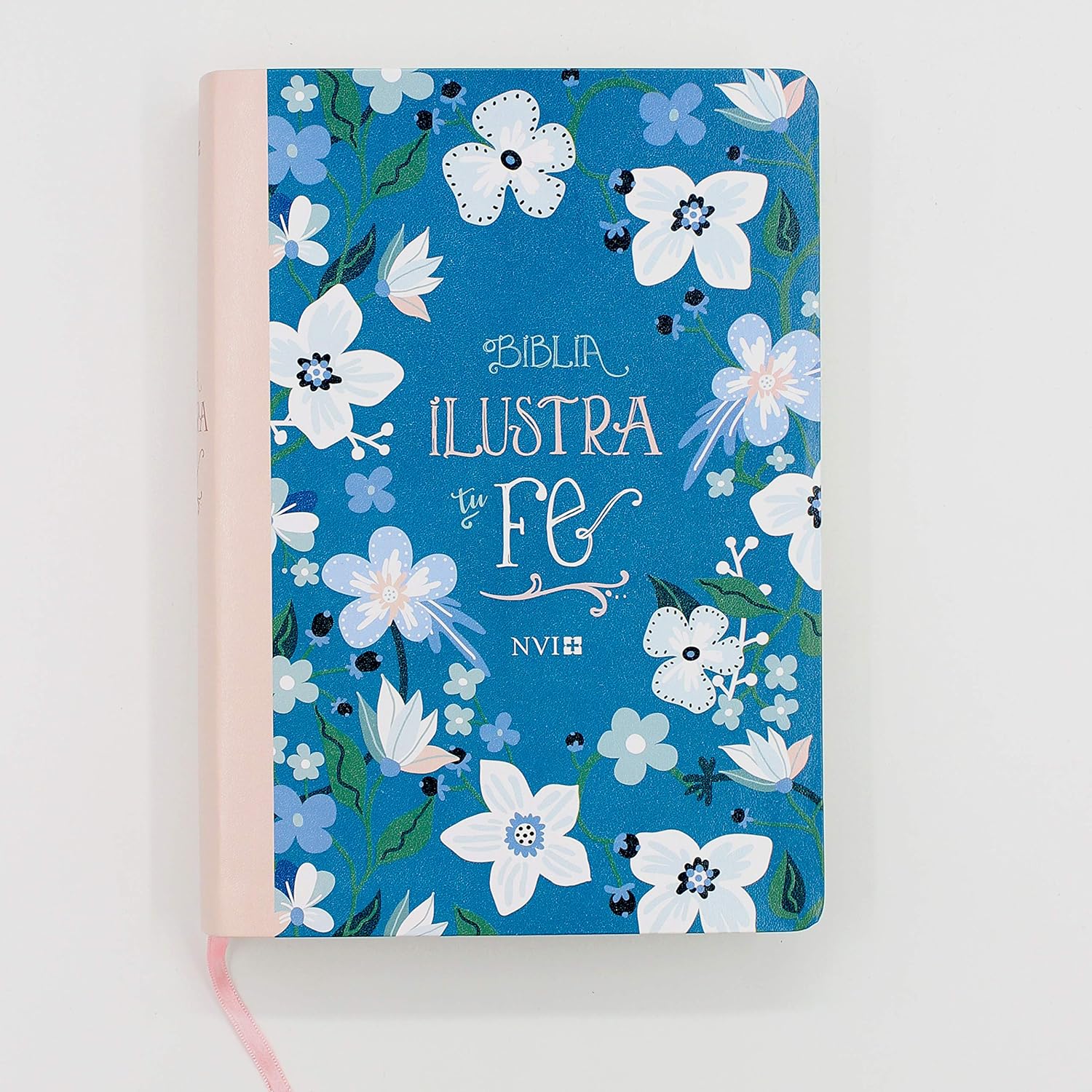 BIBLIA NVI ILUSTRA TU FE AZUL FLORAL - Image 8