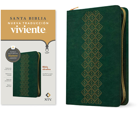 BIBLIA NTV ULTRAFINA VERDE CON CIERRE - Image 9