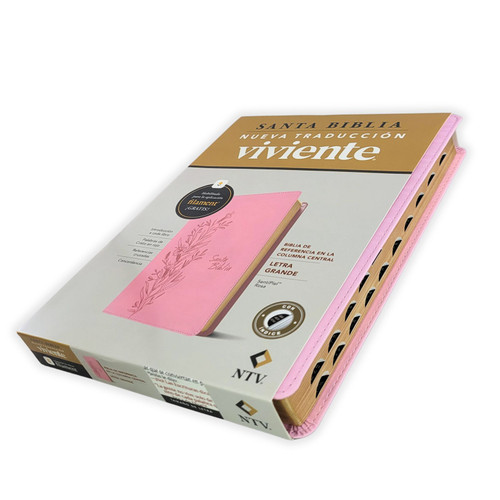 BIBLIA NTV LETRA GRANDE ROSA CON CIERRE - Image 2