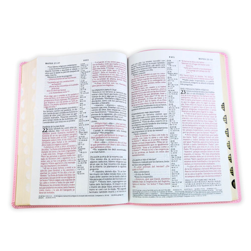 BIBLIA NTV LETRA GRANDE ROSA CON CIERRE - Image 5