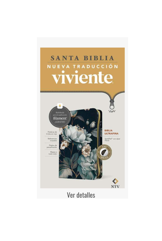 BIBLIA NTV ULTRAFINA CON CIERRE