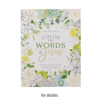 LIBRO DE COLOREAR PALABRAS DE JESUS EN INGLES