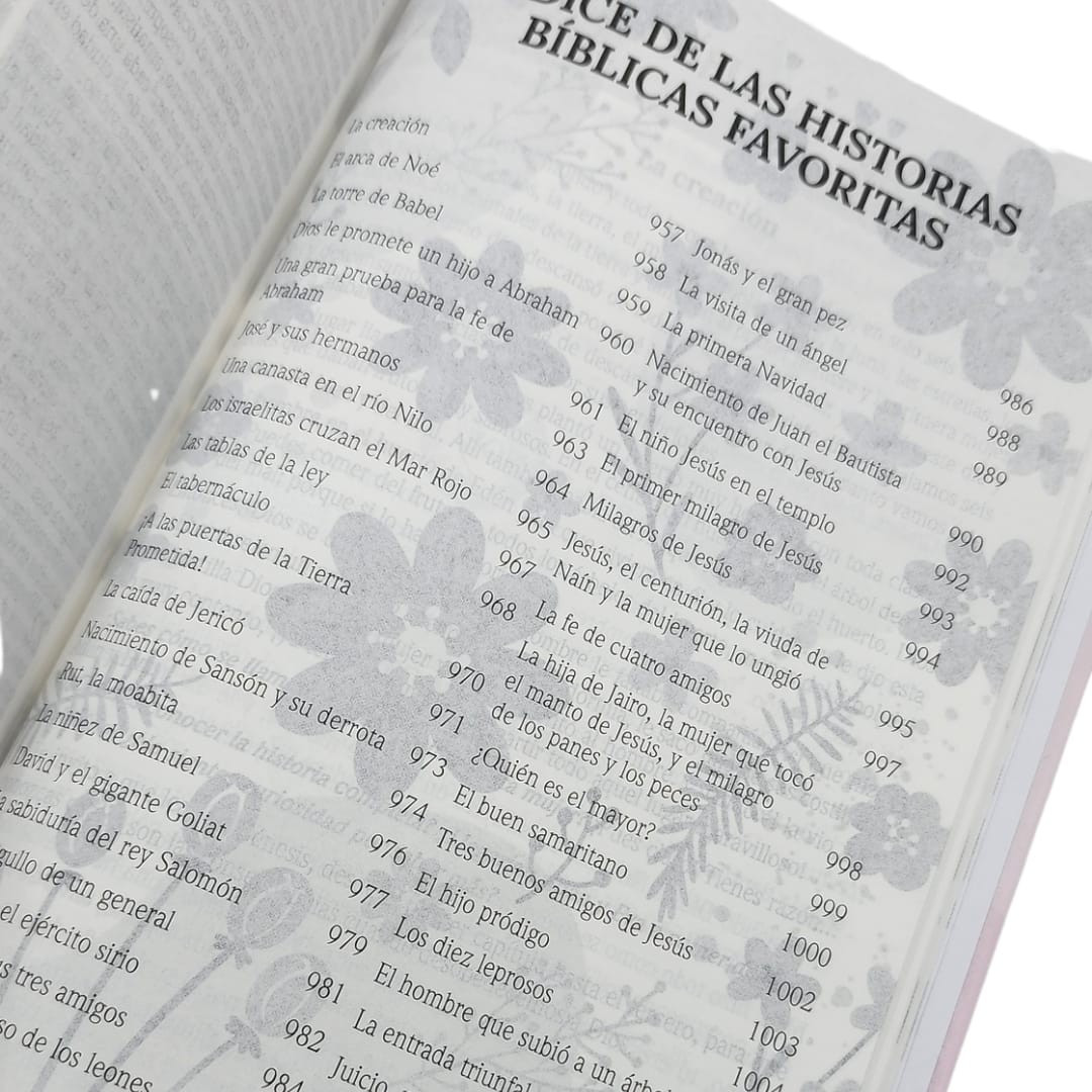 BIBLIA RV1960 PROMESAS PARA NIÑAS TAPA DURA - Image 4