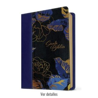 BIBLIA NTV LETRA GRANDE AZUL FLORAL